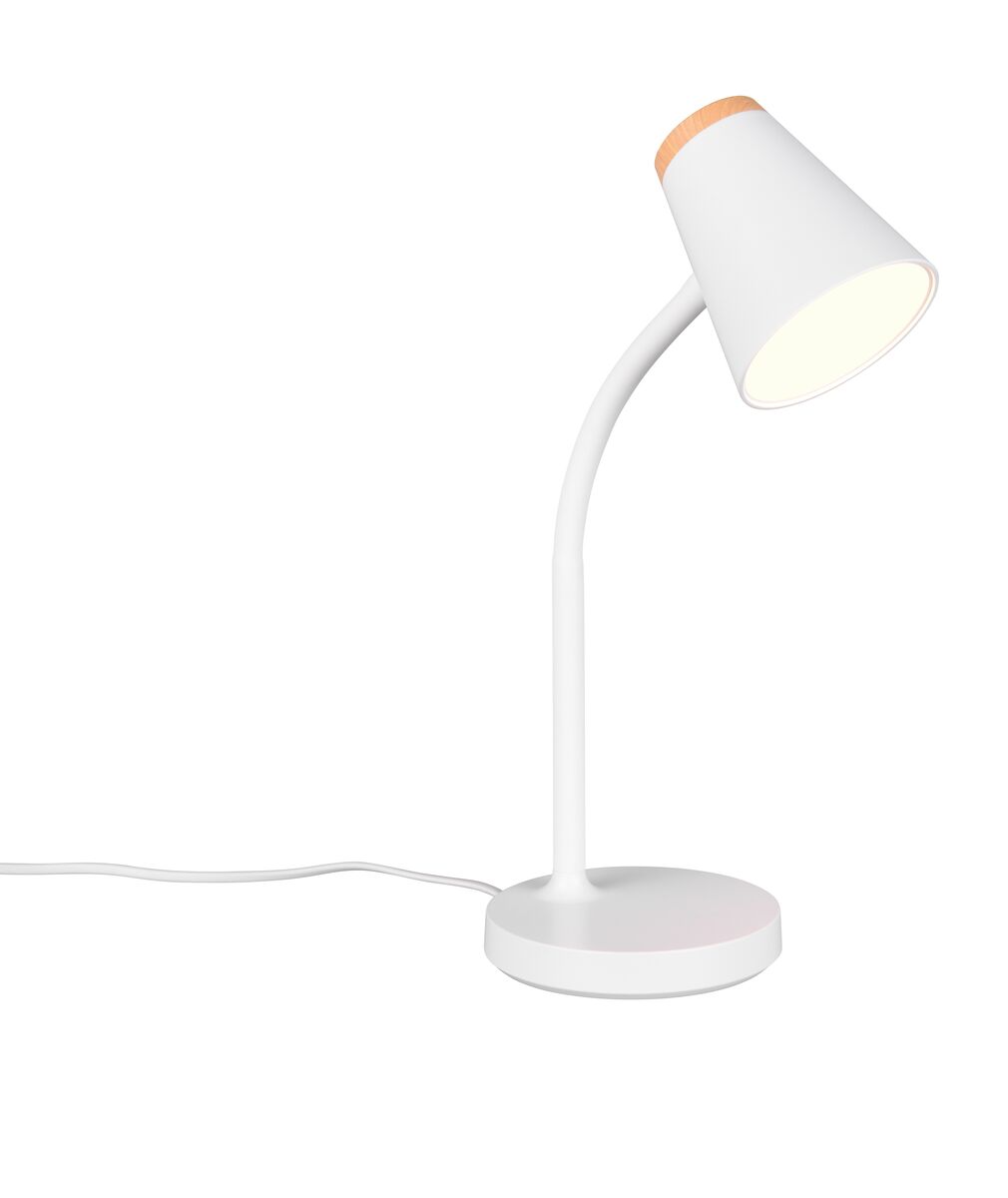 Trio Pongo LED pöytävalaisin valkoinen